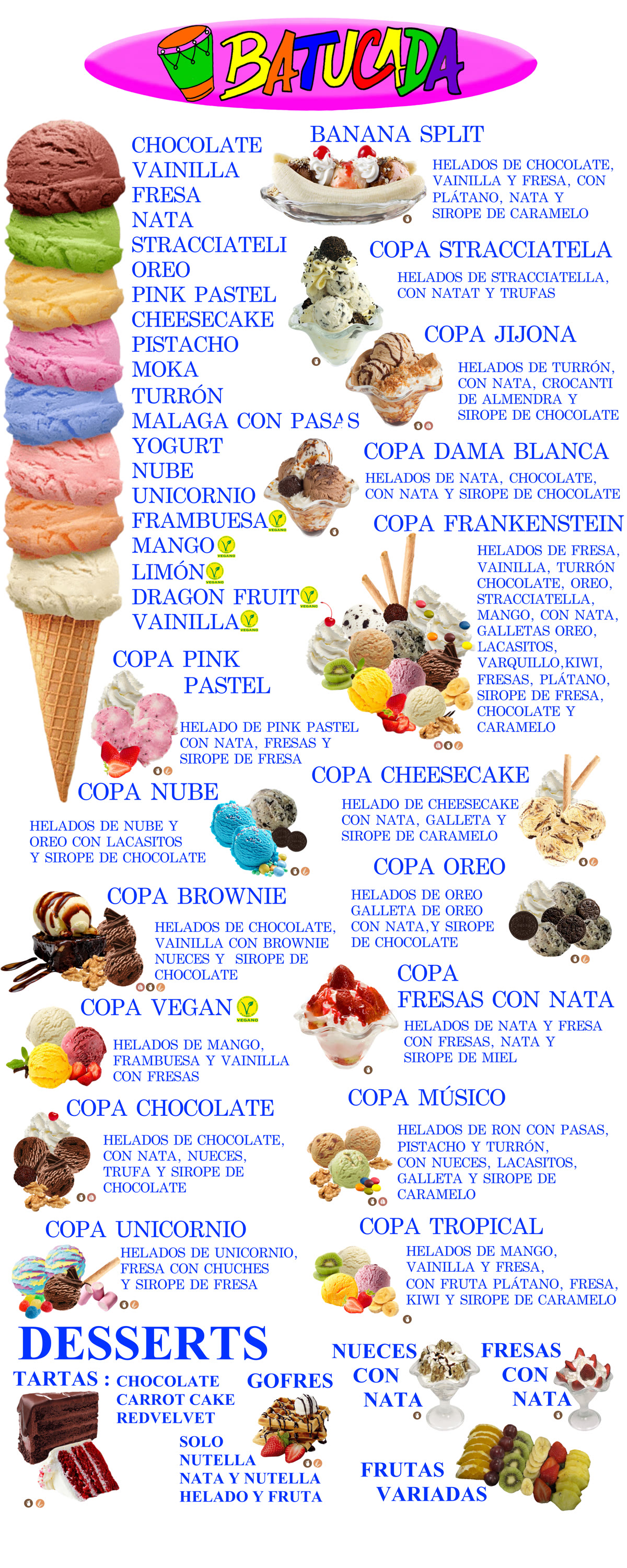 Helados y Postres