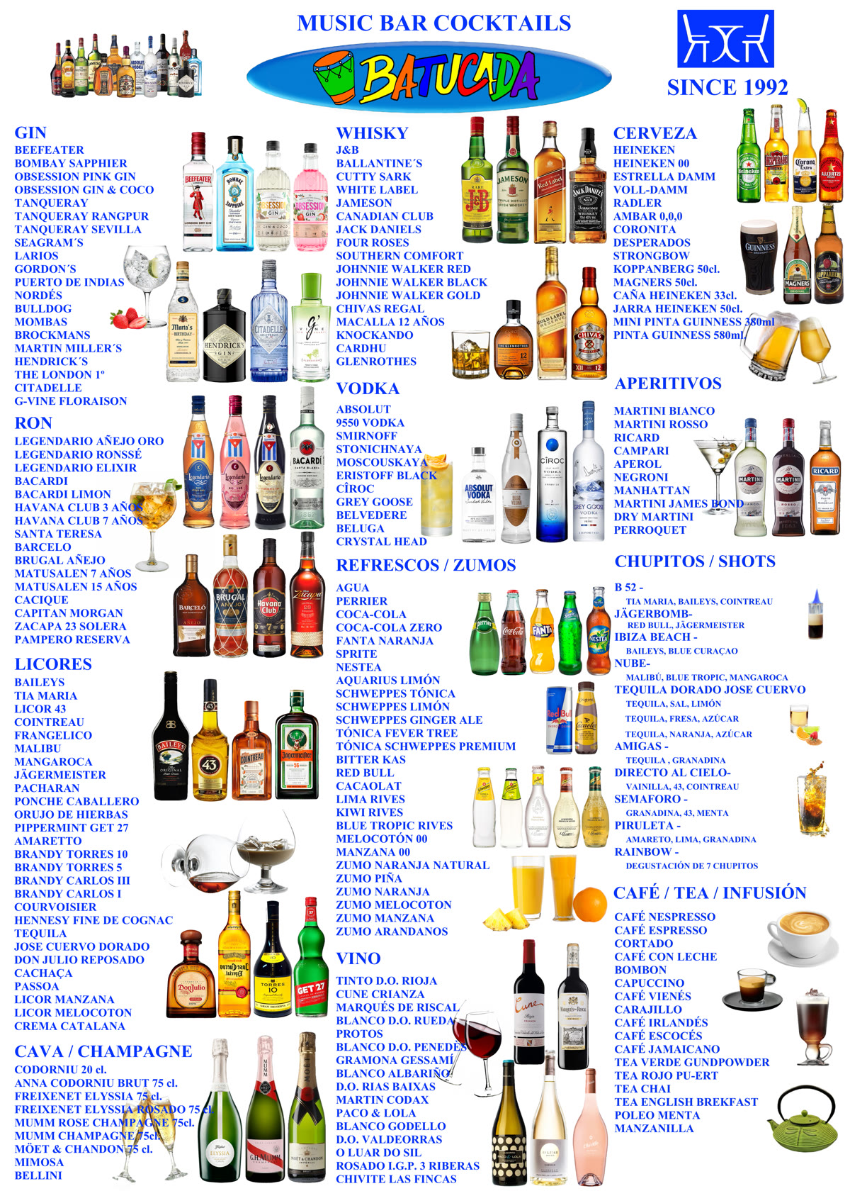 Licores y Spirits